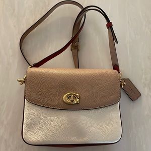 coach cassie 19 color block purse